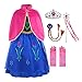 ReliBeauty Little Girls G8180 Retro Princess Fancy Dress Costume with Accessories, 3T, Blue