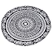 Popular Handicrafts Large Hippie Elephant Mandala Floor Pillow Cover - Cushion Cover - Pouf Cover Round Bohemian Yoga Decor Floor Cushion Case- 32