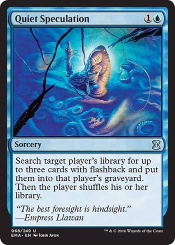 Amazon Com Magic The Gathering Quiet Speculation 068 249 Eternal Masters Toys Games