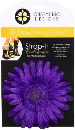 Castmedic Designs Strap-It Flowers, Daisy Purple