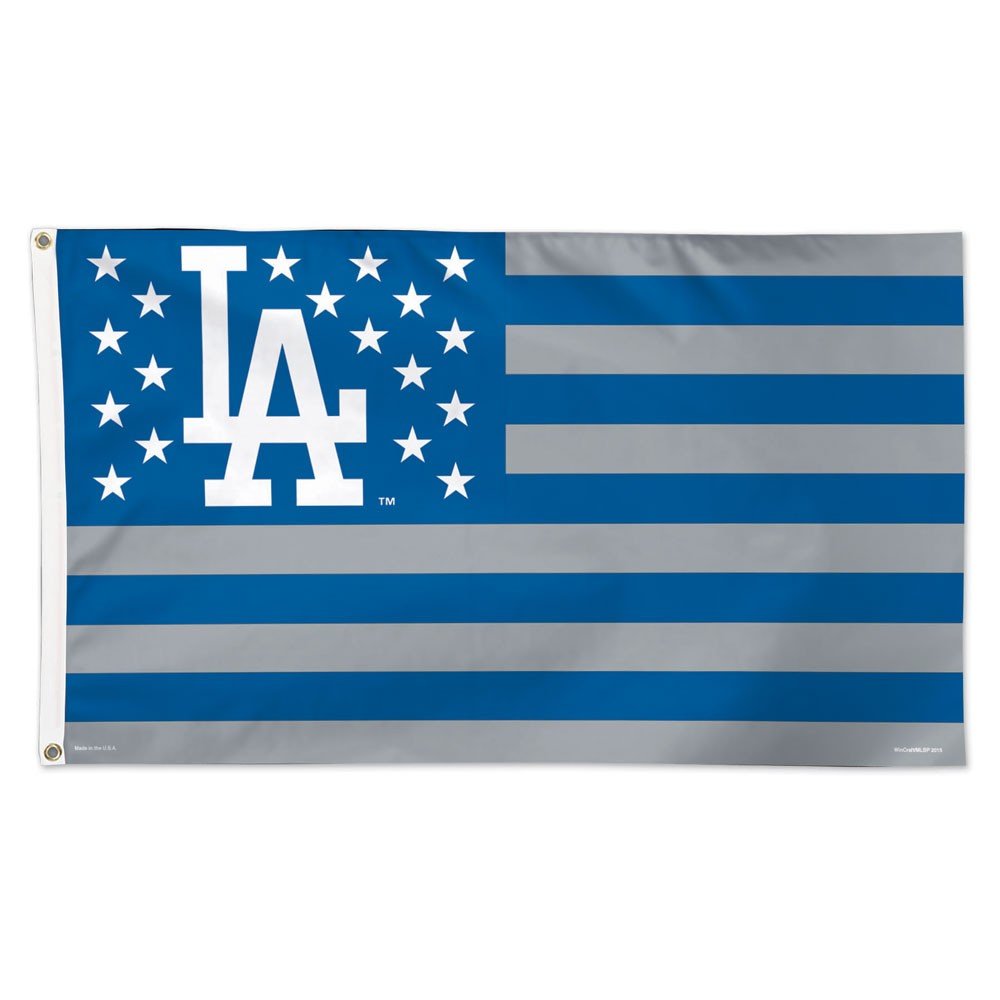 Wincraft MLB Los Angeles Dodgers 02708115 Deluxe Flag, 3' x 5'