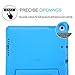 HDE Case for iPad Mini 1 2 3 Kids Shockproof Bumper Hard Cover Handle Stand with Built in Screen Protector for Apple iPad Mini 1st 2nd 3rd Generation (Blue Red)