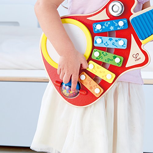 Hape 6-in-1 Guitar Band Musical Instrument, Multicolor, 5'' x 2''