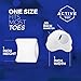 Active 365 Toe Separators for Bunions & Hammer Toes | Gel Toe Spacers & Straightener Splints | 4 Pieces (Medium, White)