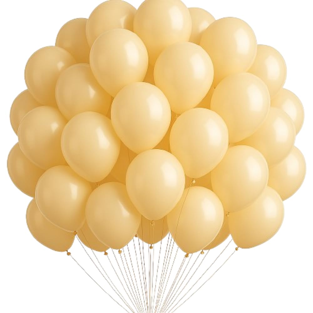 50 pcs Champagne Balloons 12" (30cm) Party Colour balloons Helium Air Birthday Christmas Baby Shower Halloween Graduation celebrations
