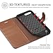 TUCCH Case Wallet for iPhone 7 Plus/8 Plus, PU Leather Folio Cover with Kickstand [Card Slot] Magnetic Closure Flip Protective TPU Interior Case Compatible with iPhone 8 Plus/7 Plus, Light Brown