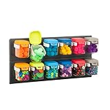 Honey-Can-Do STO-06627 Flip 12 Wall Mounted Organizer, Removable Flip Lid Bins, Multicolor