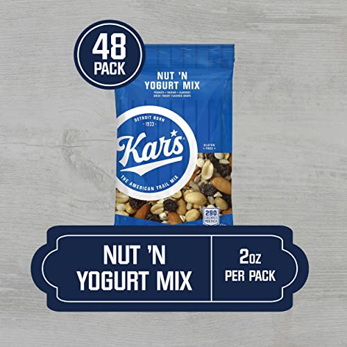 Kar’s Nut 'N Yogurt Trail Mix, 2 oz Individual Snack Packs Bulk Pack