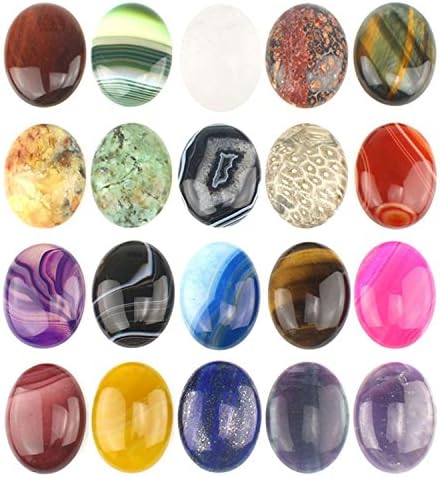 Wholesale Gemstone Oval Shape Flat_Back Ring face Cabochon CAB, DIY Jewelry Accressory (40x30mm 10pcs)