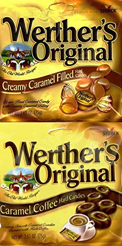 Werthers Variety Original Caramel Coffee & Creamy Caramel Hard Candies 2.65 Oz (Pack of 4) - Thumbnail 5