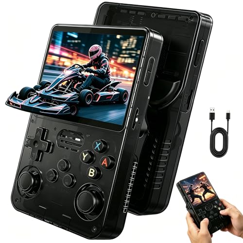 2026 New Portable Game Console – Retro Handheld Game Console with 22,000+ Classic Games, 3.5-Inch IPS Screen, Perfect for Home and Travel