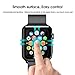 Apple Watch Tempered Glass 42mm Series 3 Anti Bubble Watch Screen Protector Scratch Free Metal Frame Full Coverage Apple Watch Accessories - Black