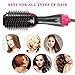 Kuke Hot Hair Brush 4 in 1 One-Step Hot Air Comb Volumizer Hot Air Brush Infrared Negative Ion Hair Dryer Two Hair Rings Setthumb 3