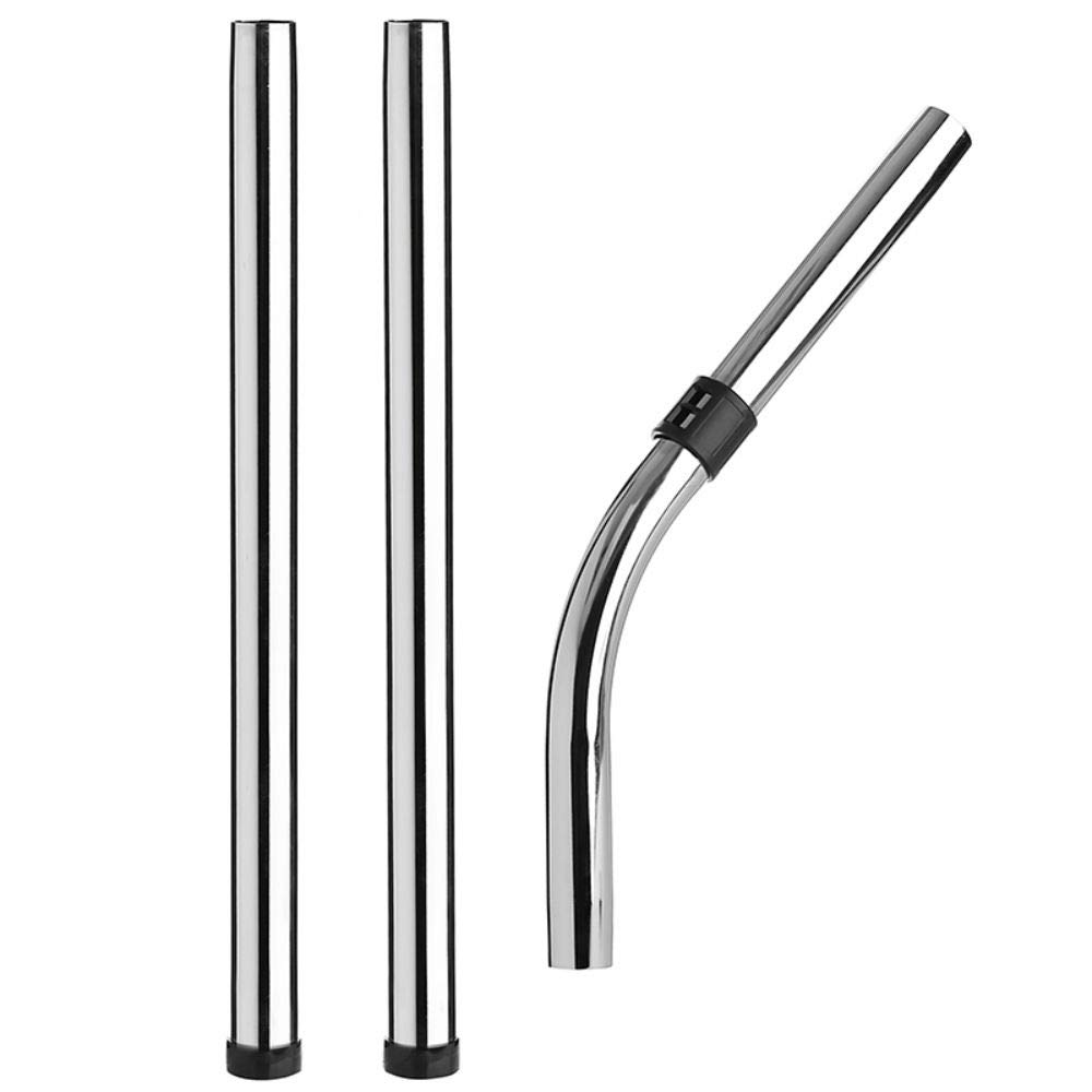 FIND A SPARE 32mm Bundle of 3 Chrome Tools 2548037 Rod Set Pipe Extension Tubes for Numatic Henry Hoover Hetty Vacuum Cleaners