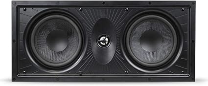 Amazon Com Aperion Audio Center Channel In Wall Speaker With Dual 6 5 Inch Woofers And Pivoting 1 Titanium Dome Tweeter Each Black Home Audio Theater