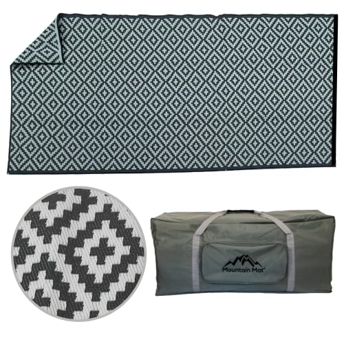 Mountain Mat Premium RV Patio Mat Size 8' x 16' Made from Recycled