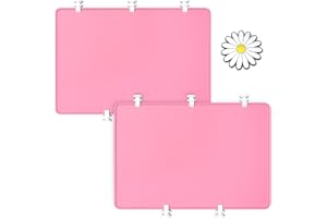PoYang Divider Tray for Bogg Bag Accessories Inserts 2 Pack for Original Bogg Bags XL Divider Tray, Waterproof Insert for Simply Southern Beach Bag Organizing Bag & Divide Space, with a Charm, Pink