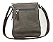 Sechunk Small Vintage Canvas Messenger Cross body bag Shoulder bag (Grey, small)