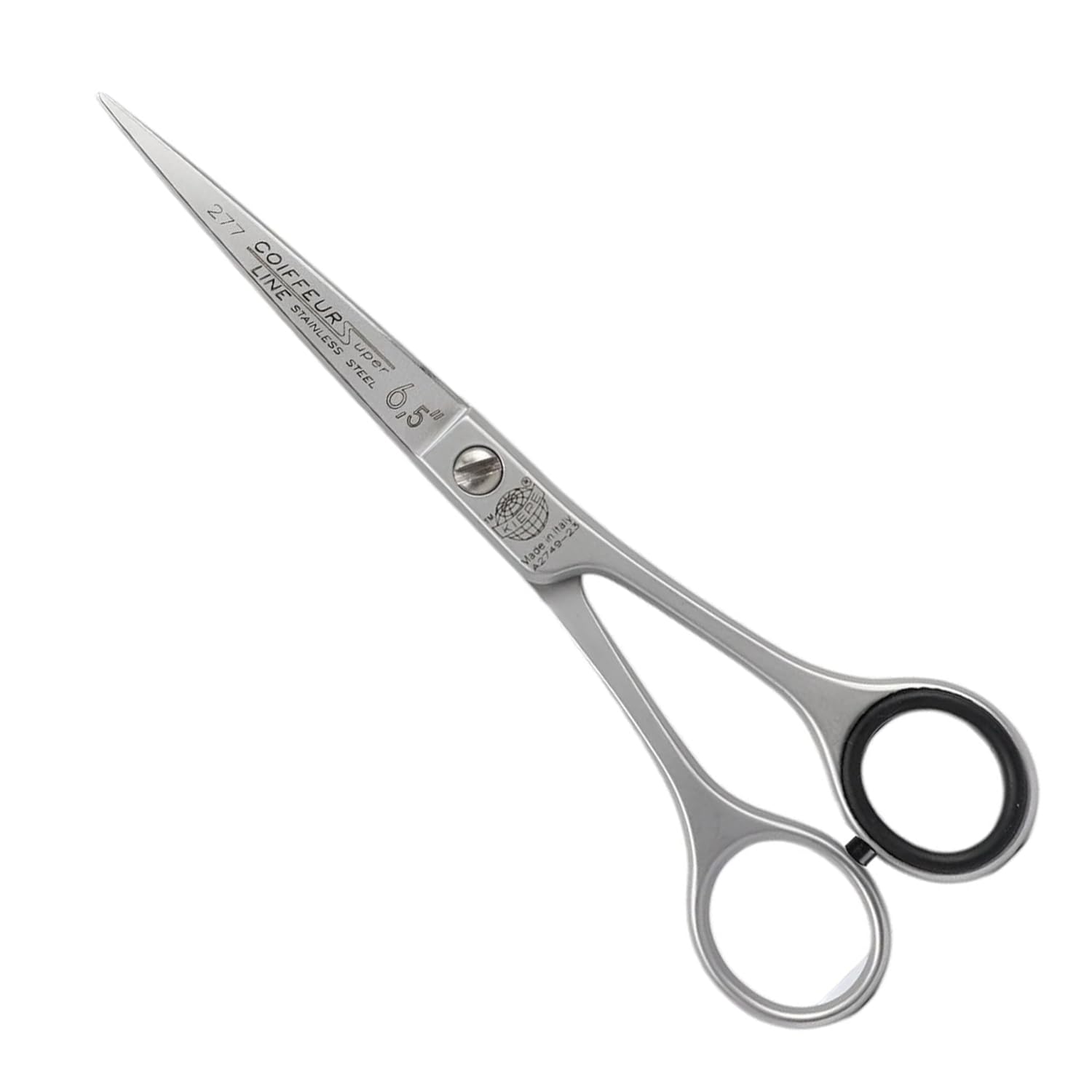 Kiepe 277 Standard Hair Scissors, Coiffeur Super Line, Micro-Toothed Blades for Precise Cutting and Robust Performance, 6.5 Inches