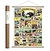 Cavallini Papers & Co., Inc. VPK/NP Caviling Vintage National Parks Hanging Poster Kit Vintage Wall Décor Multi