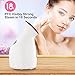Pesonal Facial Steamer Xmayr Face Steamer for Face Hot Mist Moisturizing Cleansing Pores Facial Humidifier Hydration System Home Sauna SPA in Care Face Steamer- Pink, Bonus Face Brush