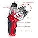 ULTRA STEEL 4V Lithium-Ion Cordless Rechargeable Dual-Position Screwdriver, 6+1 Torque Settings, LED Light w/ 1-Year Warranty, 2pc Drill Bit, 10pcs Driver Bits (AQ70031J)