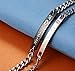 His & Hers Matching Set Titanium Stainless Steel His Crazy Her Weirdo Couple Bracelet in a Gift Box