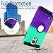 Samsung Galaxy S21 Plus 5G Case with HD Screen Protector, Atump 360° Rotation Ring Kickstand [Military Grade] Dual Layer Shock Absorption Protective Case for Galaxy S21+, Mint Purple