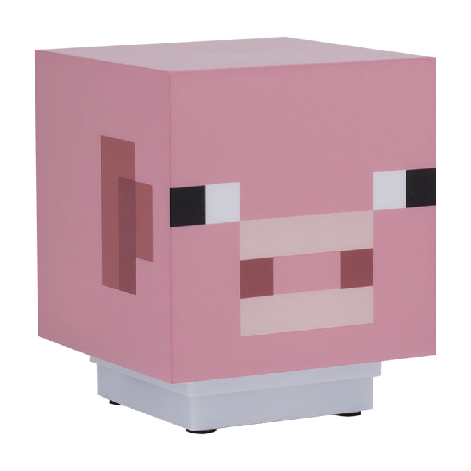Minecraft Pig Light with Sound - Officially Licensed Handheld Night Light and Fun Toy for Kids, Room Decor, Gift for Gamers, Battery Powered | Paladone