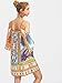 Milumia Women's Tribal Print Kimono Sleeve Geometric Tunic Boho Dress