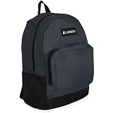 Everest Luggage Classic Backpack with Front Organizer, Navy, Medium