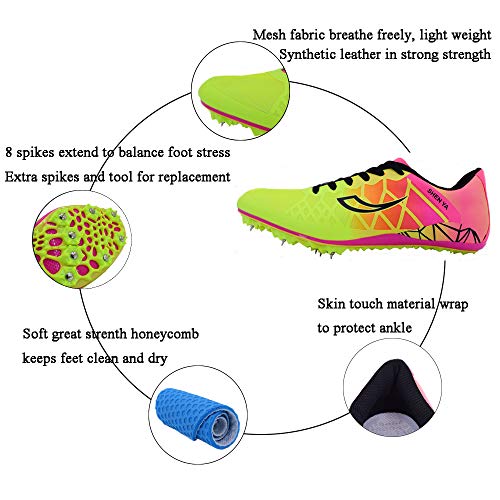 Ifrich-Mens-Womens-Boys-Girls-Spikes-Athletics-Racing-Running-Shoes-Track-and-Field-Sneaker