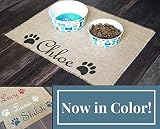 Custom puppy dog pet placemat
