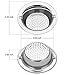 2PCS Upgrade Stainless-Steel Kitchen Sink Strainer (Hand-Held), Premium Drain Filter Strainer, Large Wide Rim 4.33