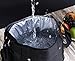 Lionkin8 Insulated Lunch Bag Tote Black Food Handbag lunch box with Shoulder Strap For Men Work Outdoor