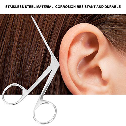 Ear Cleaning Forceps, Professional Ear Forceps Stainless Steel Ear Picking Pliers Aural Forceps for Ear Cleaning