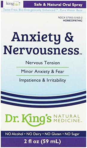 Dr. King's Natural Medicine Anxiety and Nervousness, 2 Fluid Ounce
