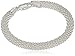 Sterling Silver Large Round Mesh Bead Bracelet, 7.5