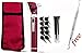 Fiber Optic Mini Otoscope Set - Medical Diagnostic Examination Set - Pocket Size - (MAROON)