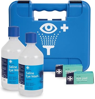 Reliance Medical Green Complete Eye Wash Station, Wall Mount Kit