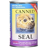 Canned Critters Stuffed Animal: Seal 6"