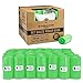 Gorilla Supply Dog Waste Bags with Patented Dispenser and Leash Tie, Green, Unscented, EPI Additive (meets ASTM D6954-04 Tier 1), 1000 Count