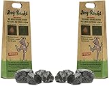 Dog Rocks – All Natural Grass Burn Solution for Dogs Prevents Lawn Urine Stains - 200 Gram Box (2 Pack)