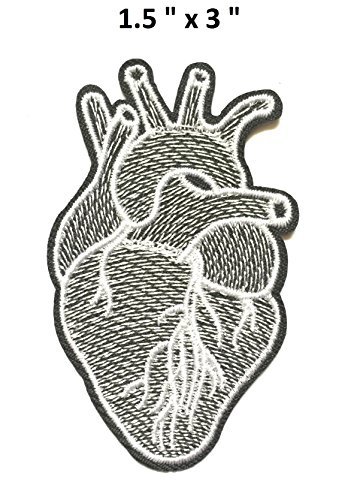 Patch of Iron on Patches #11, Heart iron on Patch Embroidered patches / Cool Patches for Jeans,Prime Patches by BossBee