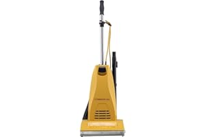 Carpet-Pro VACCPU4T Bagged Commercial Upright Vacuum, Yellow/Black, 14" Cleaning Path, 40' Cord, Industrial Style, Vacuum Cle