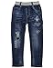 BYCR Boys' Denim Jeans Elastic Waist Pant for Kids Size 4-12 No. 9165108052