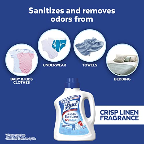 Lysol Laundry Sanitizing Liquid, Laundry Detergent Additive For Clothes