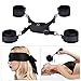 Fetish Bed Restraint Kit for Sex,Utimi BDSM Toys Sets with Hand Cuffs Ankle Cuff Bondage Collection,Blindfold & Plumage Includedthumb 2