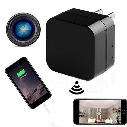 Wifi Hidden Camera - HD 1080p 720p - Smart Phone Remote View -Motion Detection - Push Alarm Message - Charging Phone -Support 128G Micro TF Card