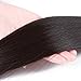 Puddinghair Unprocessed Virgin Brazilian Hair Grade 7A Straight Brazilian Human Hair Bundles Natural Black 1 Bundle 10 Inch